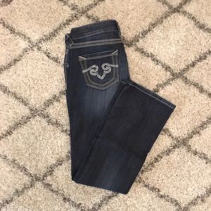 Express barely-boot jeans